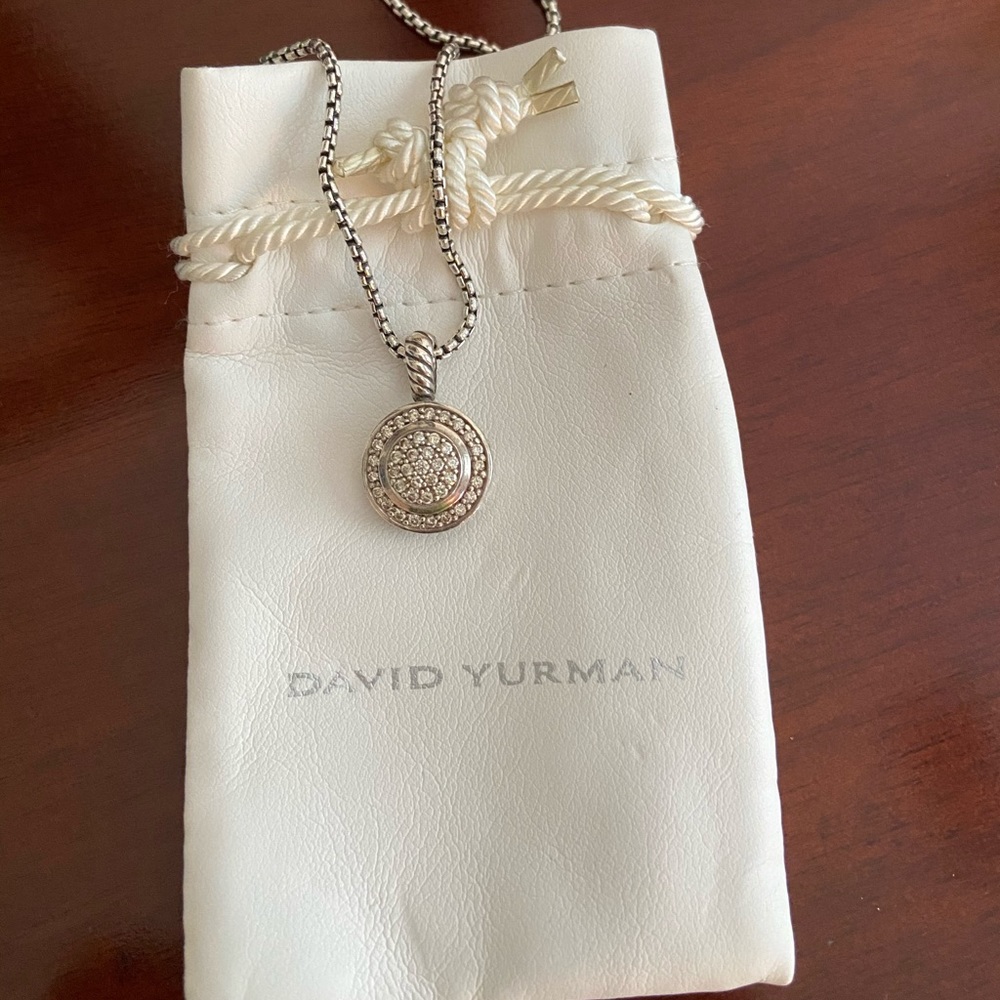 David Yurman Pave Diamond necklace